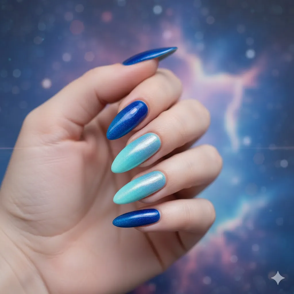 Aquarius Season Nail