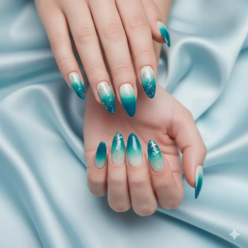 Aquarius Season Nail