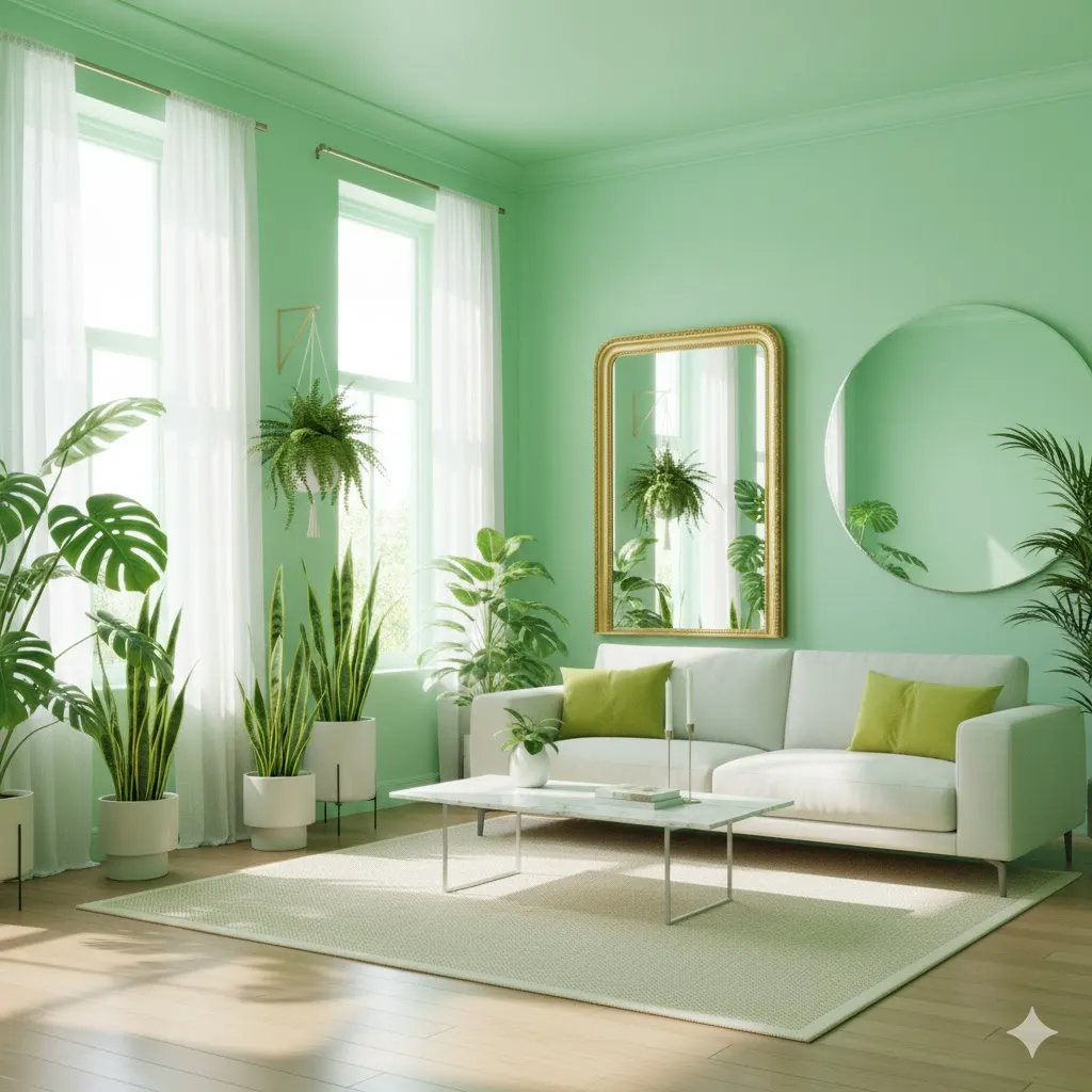 Green Living Room