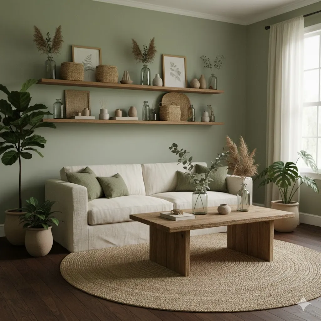 Green Living Room