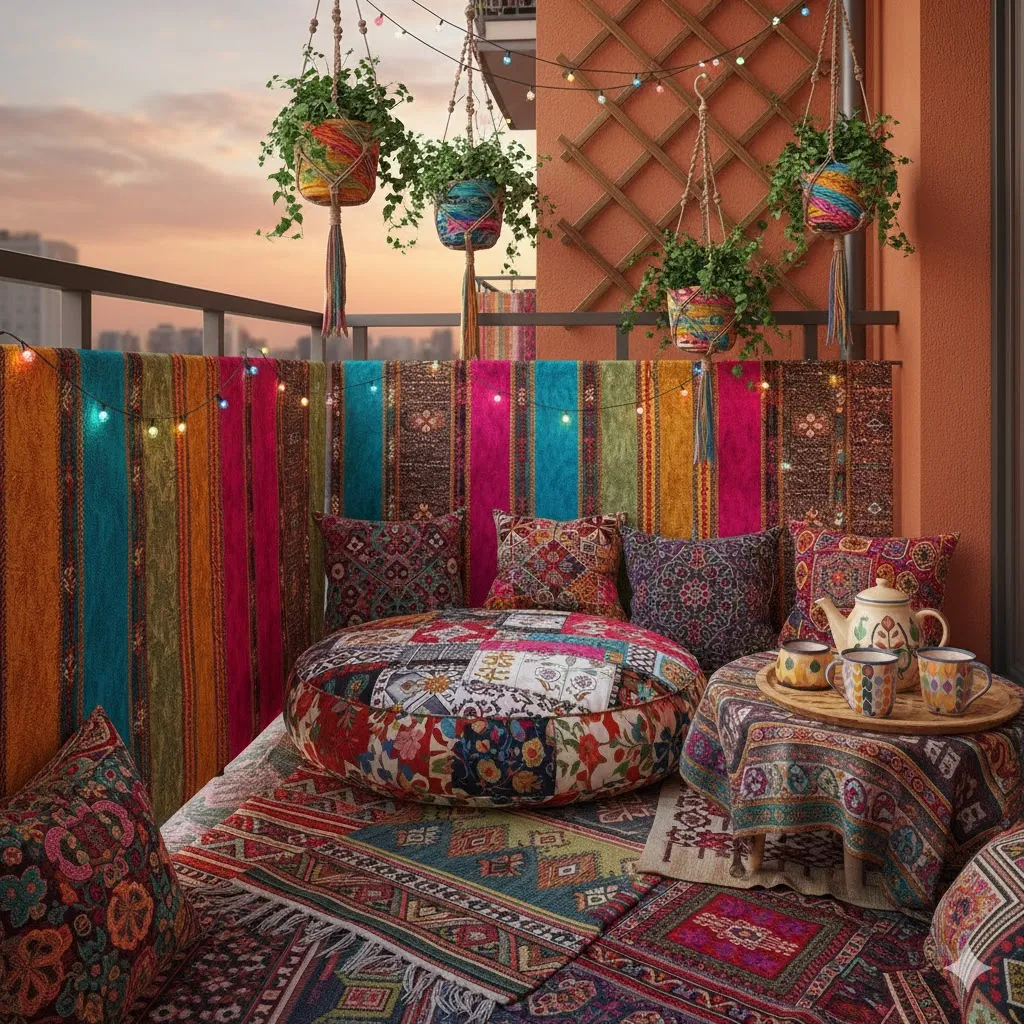 Add Colorful Textiles