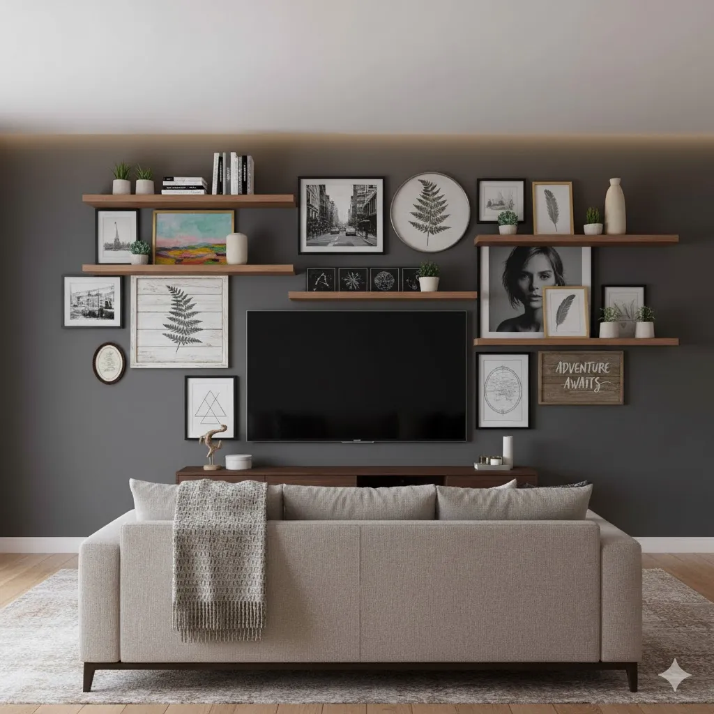 Add Floating Shelves