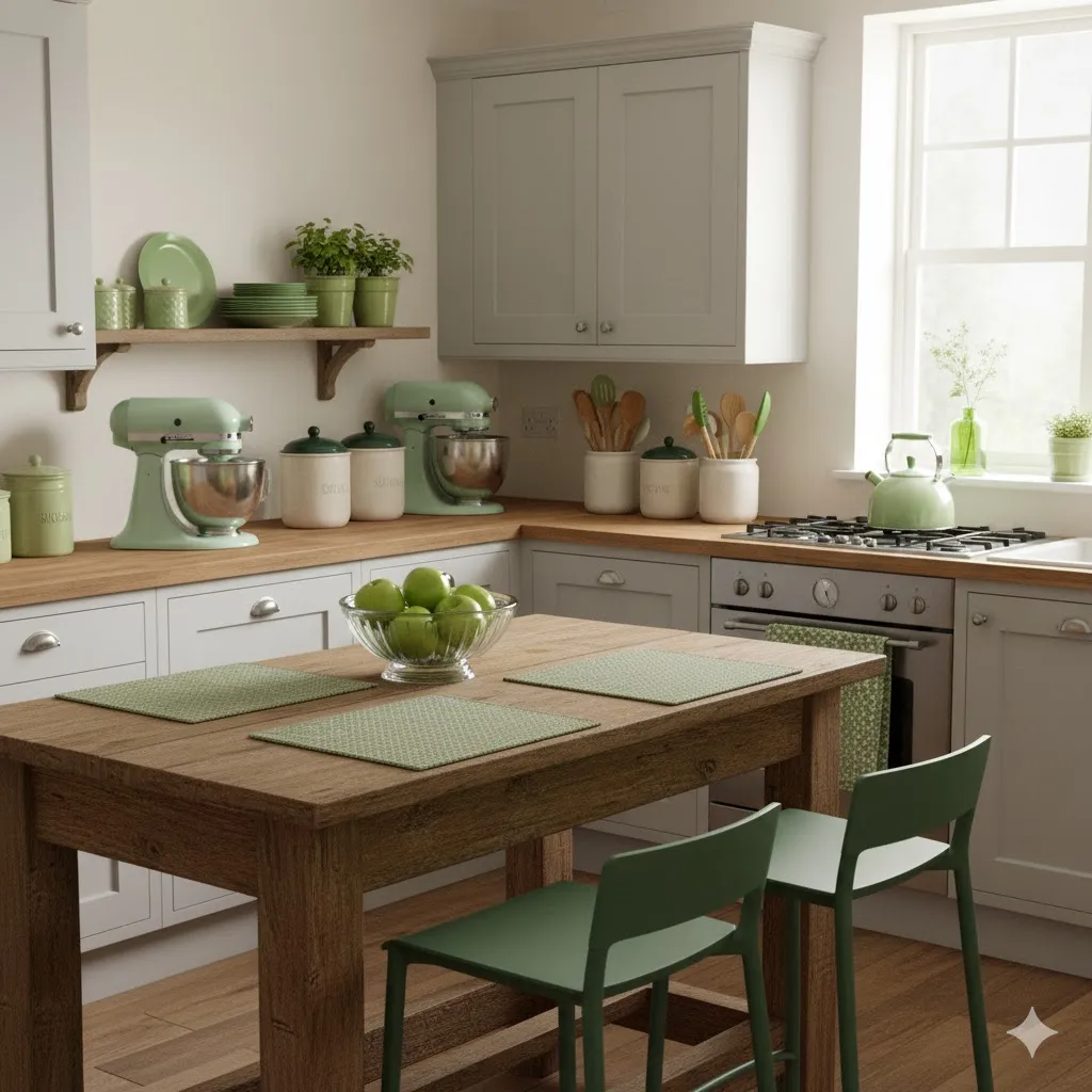 Add Green Kitchen Accessories