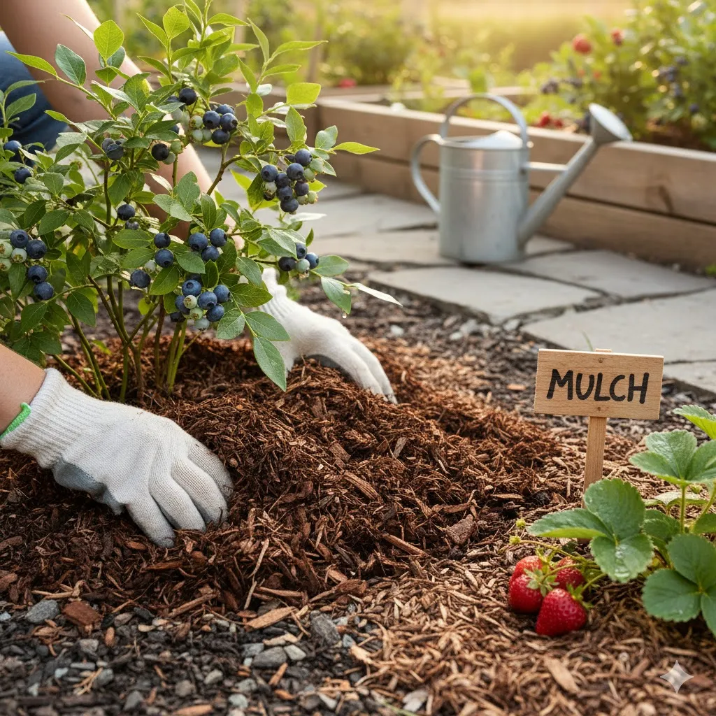 Add Mulch for Moisture Retention