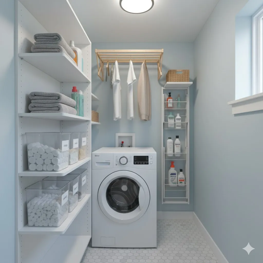 Add a Fold-Down Drying Rack