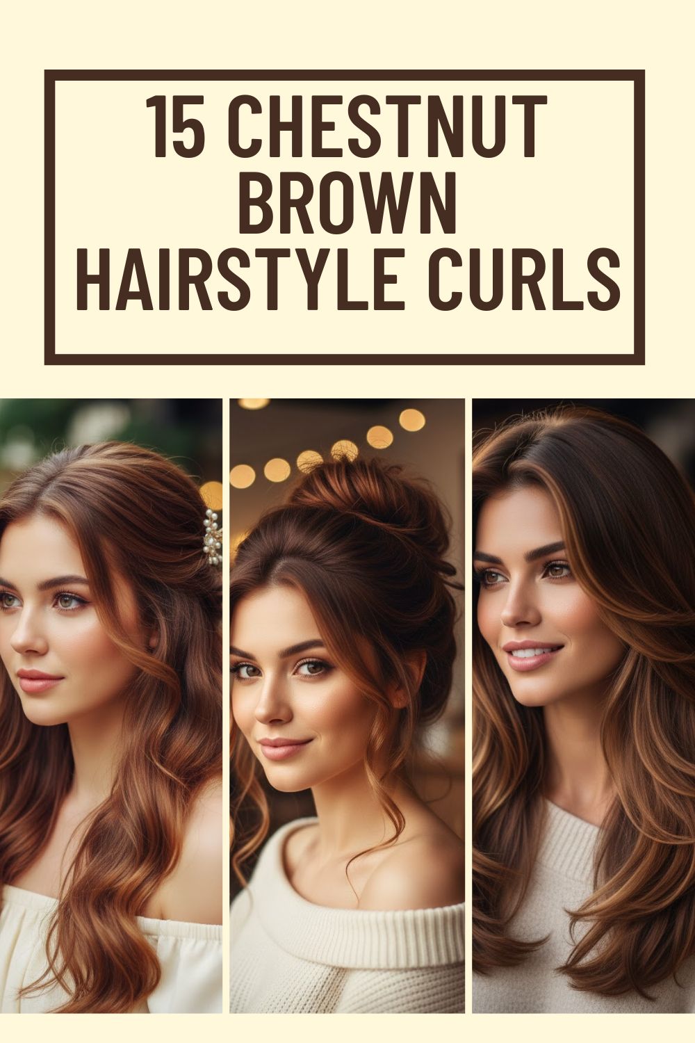 Chestnut Brown hairstyle