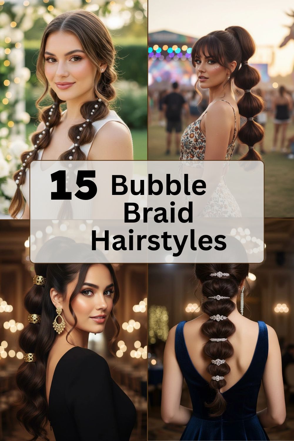 Bubble Braid Hairstyles