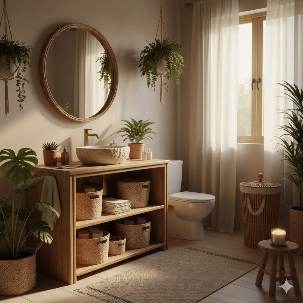 Earthy Bathroom