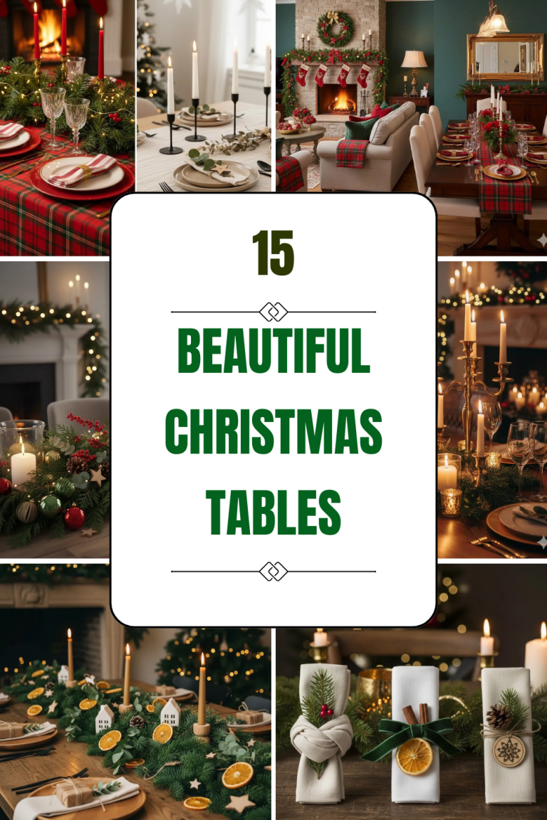 15 Beautiful Christmas Table Decor Ideas for a Festive Dining Experience