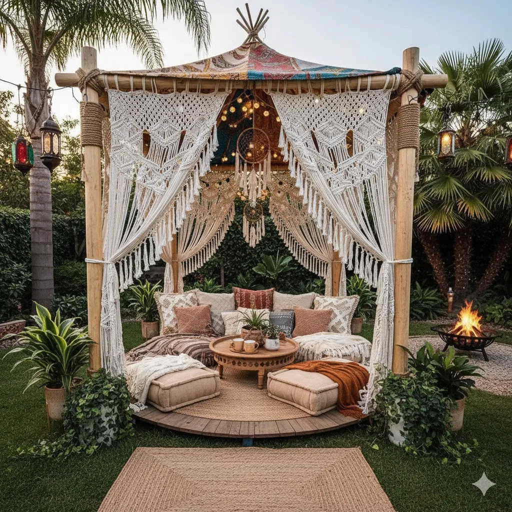 Boho-Inspired Gazebo