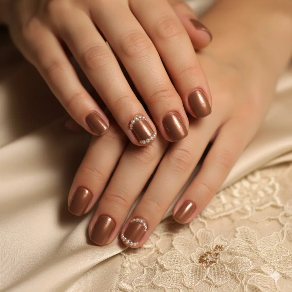 Neutral Bronze Nails
