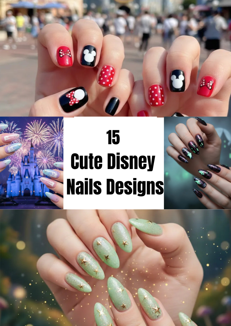 15 Cute Disney Nails Designs and Ideas for Your Next Disney World Visit