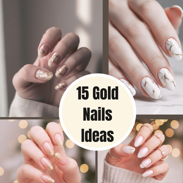 15 Gold Nails Ideas That’ll Make You Feel Like a Queen