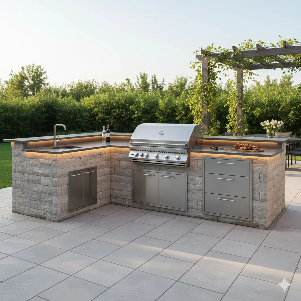 Built-in Grill Station