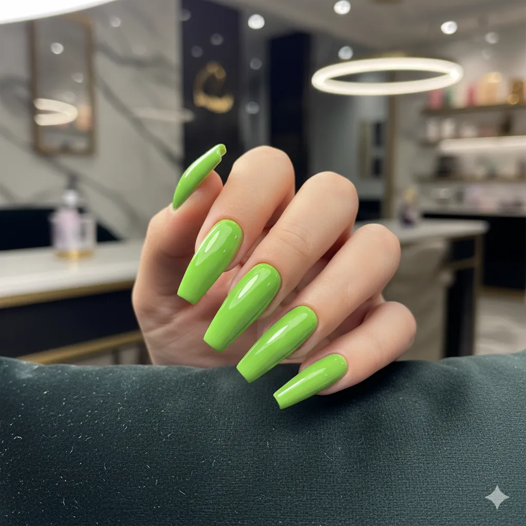 Chartreuse Nails