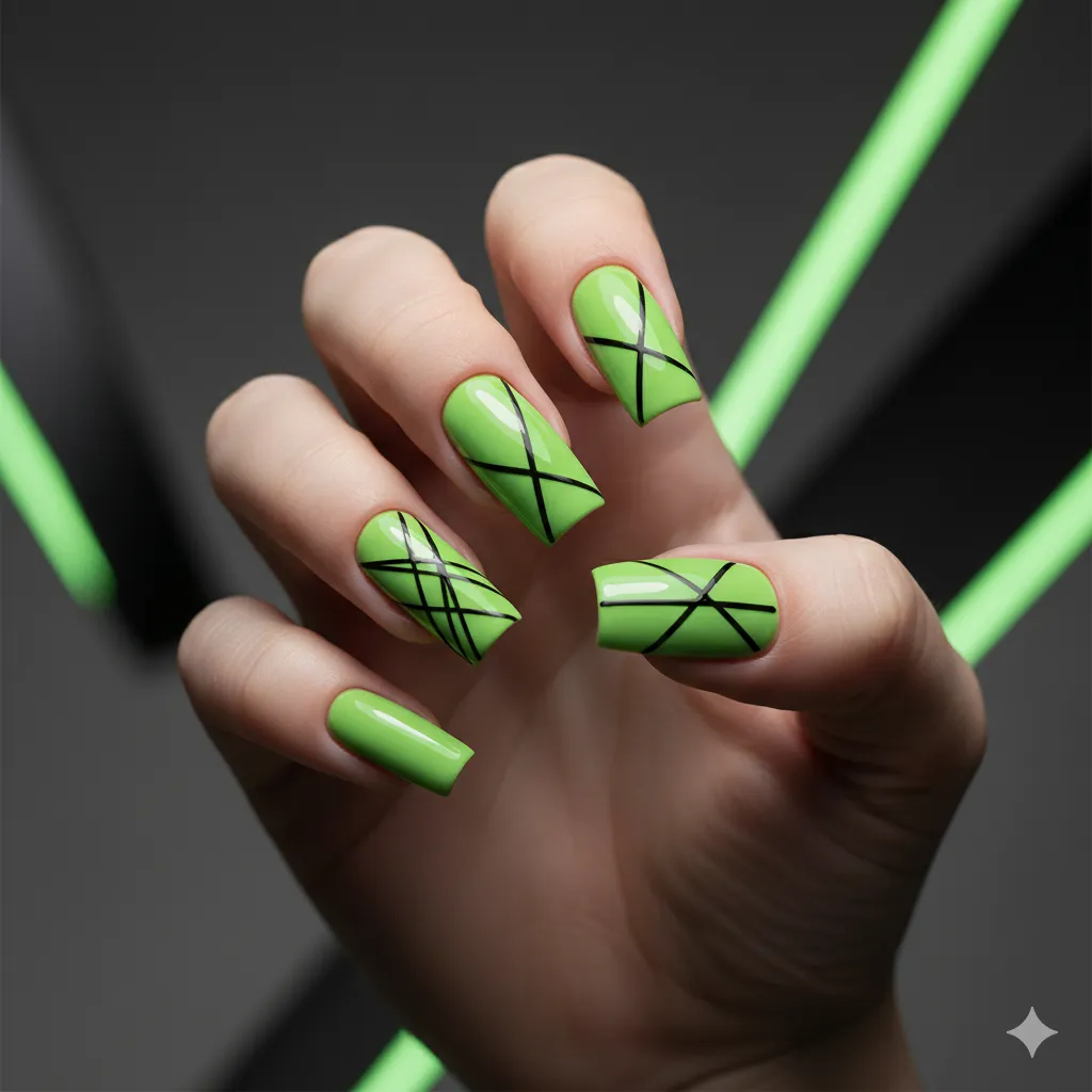 Chartreuse Nails