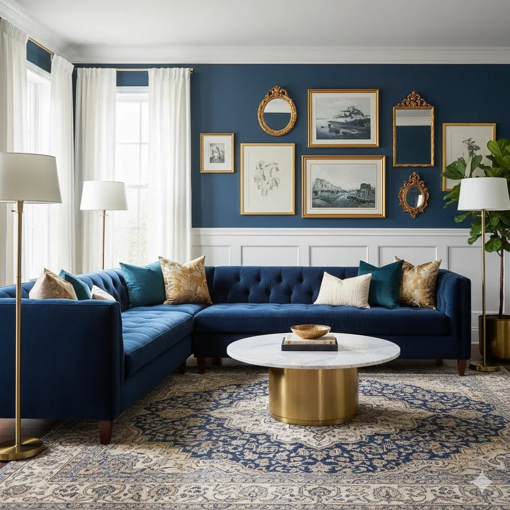 Choose a Navy Velvet Sofa