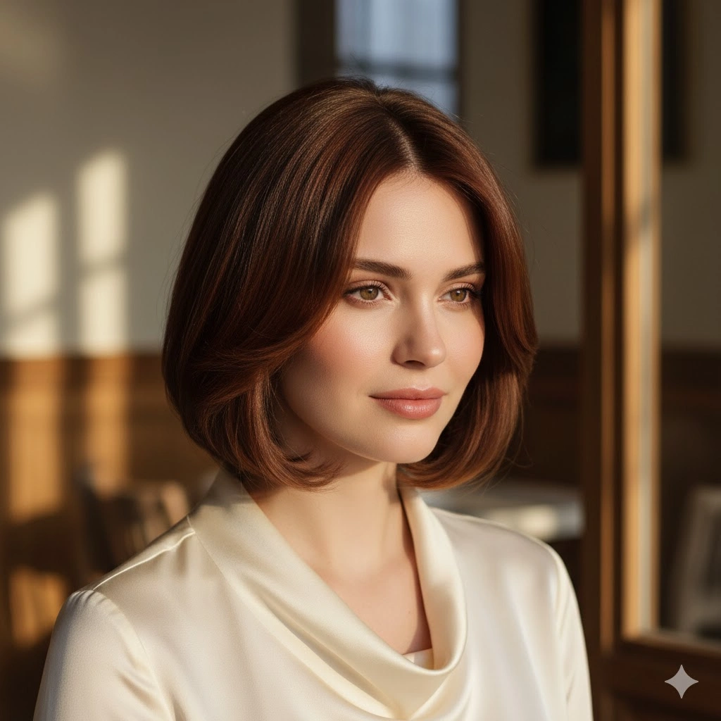 Chestnut Brown Hairstyle