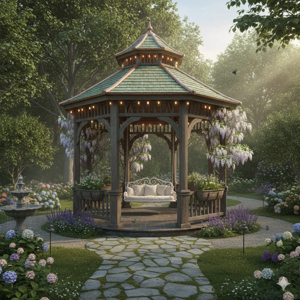 Classic Wooden Gazebo