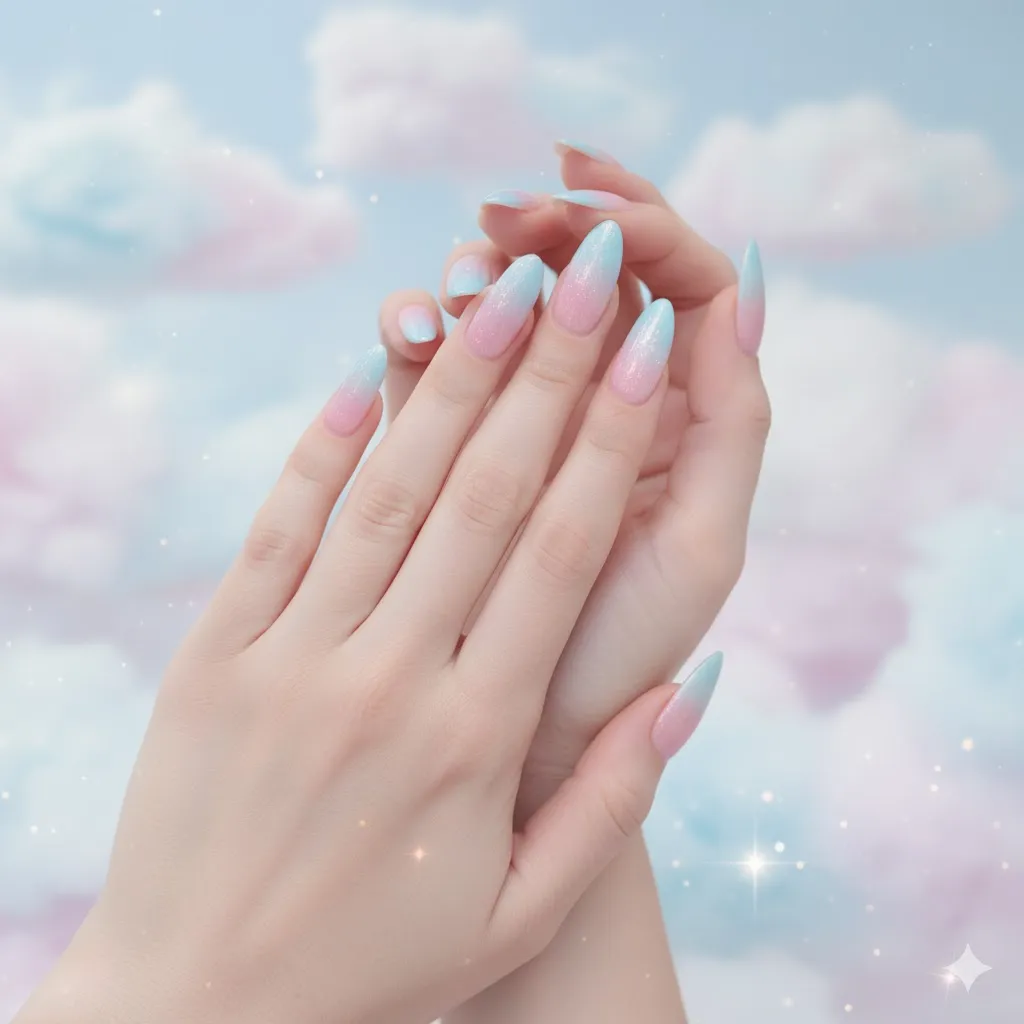 Colorful Gradient Nails