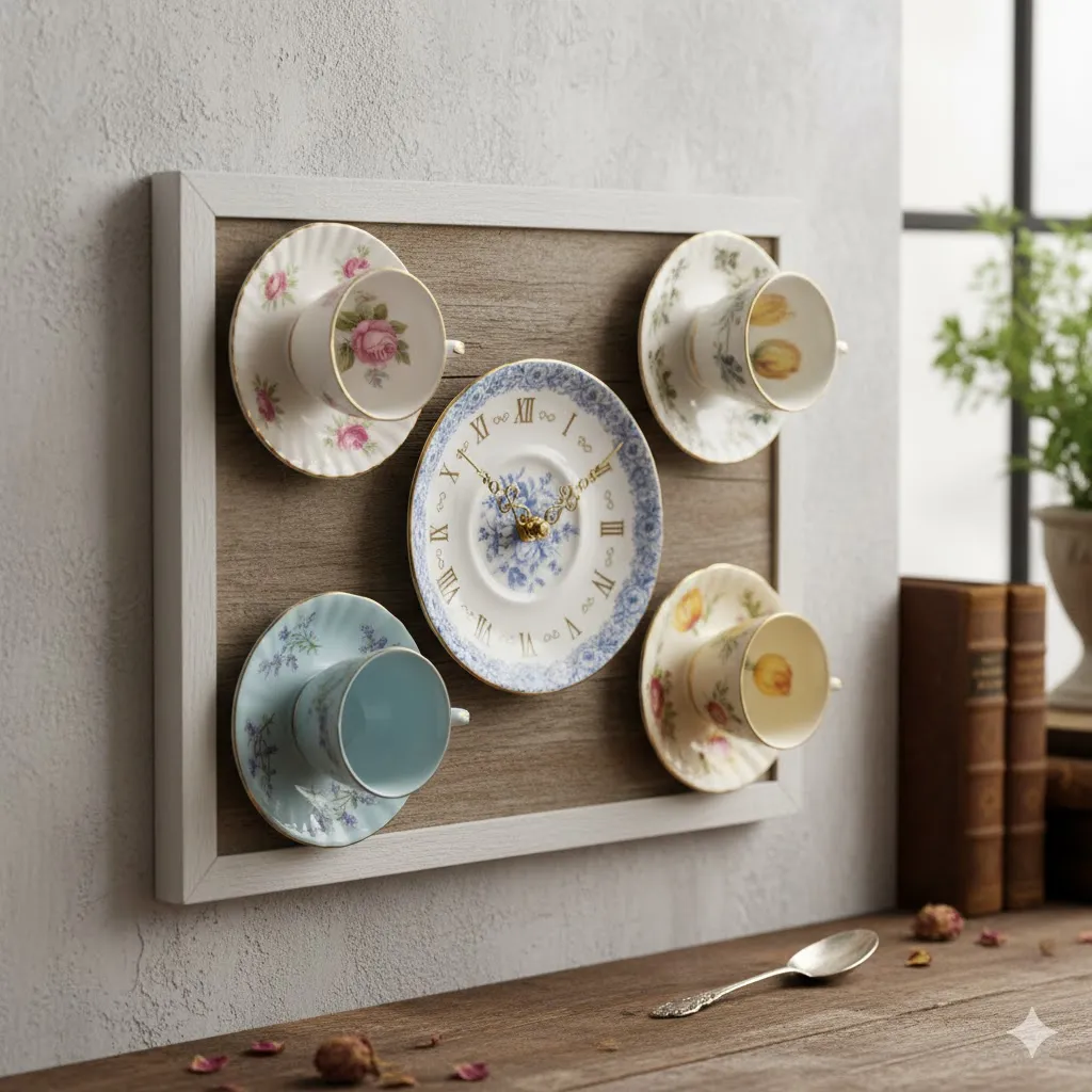 Craft a Teacup Clock