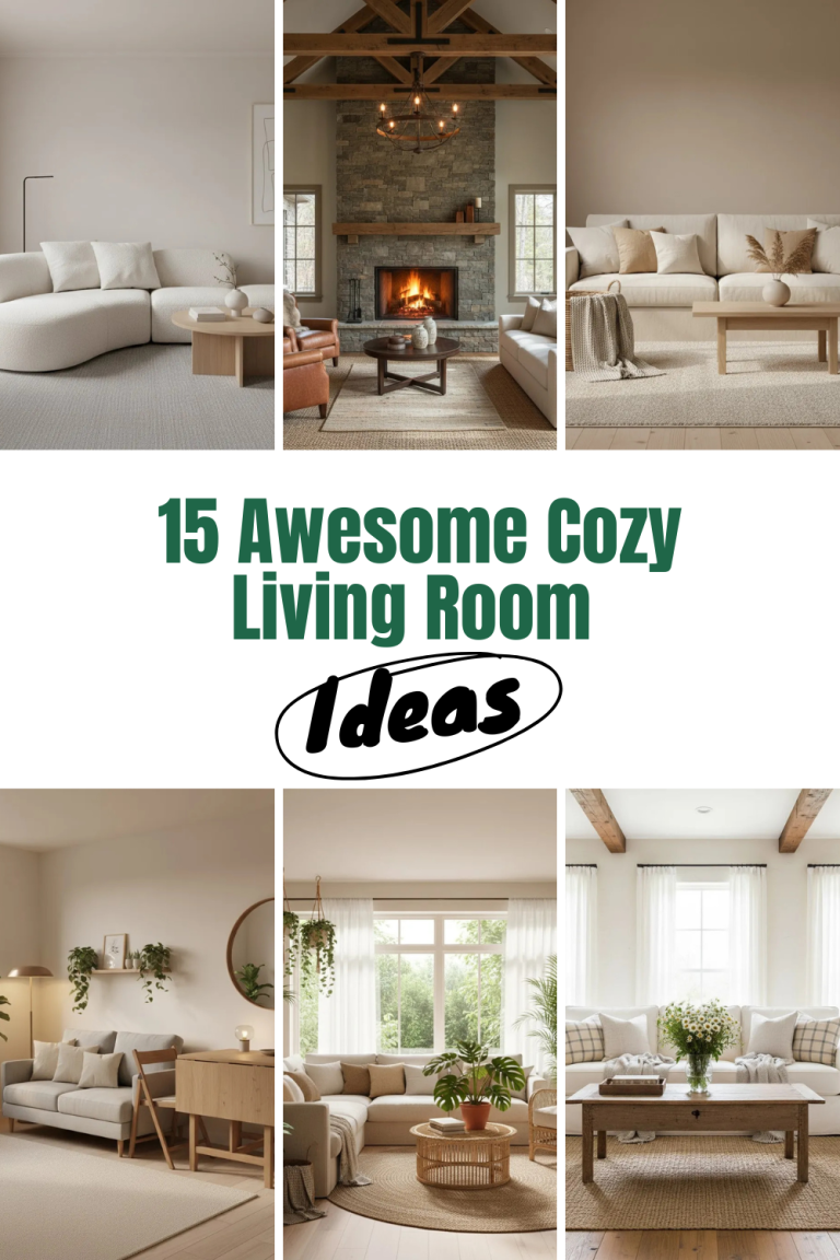 Transform Your Home: 15 Cozy Living Room Designs for Ultimate Comfort