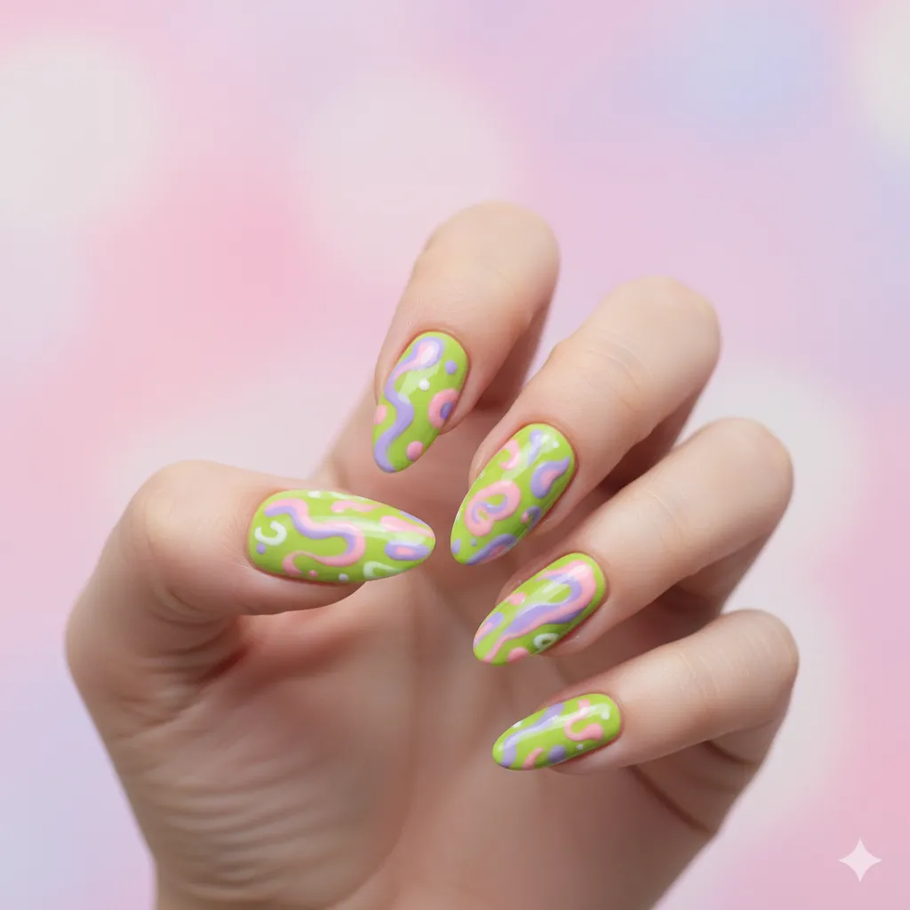 Chartreuse Nails