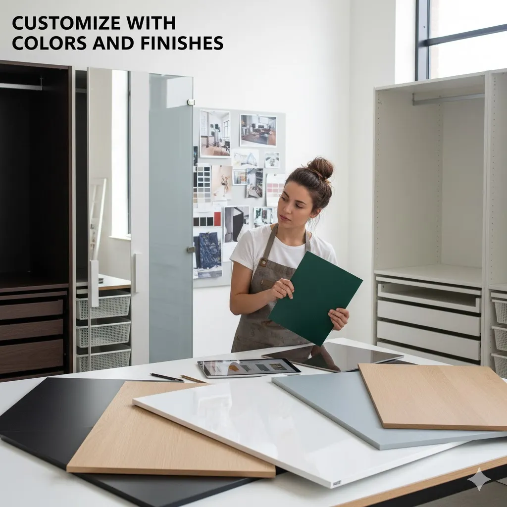 Customize with Colors and Finishes