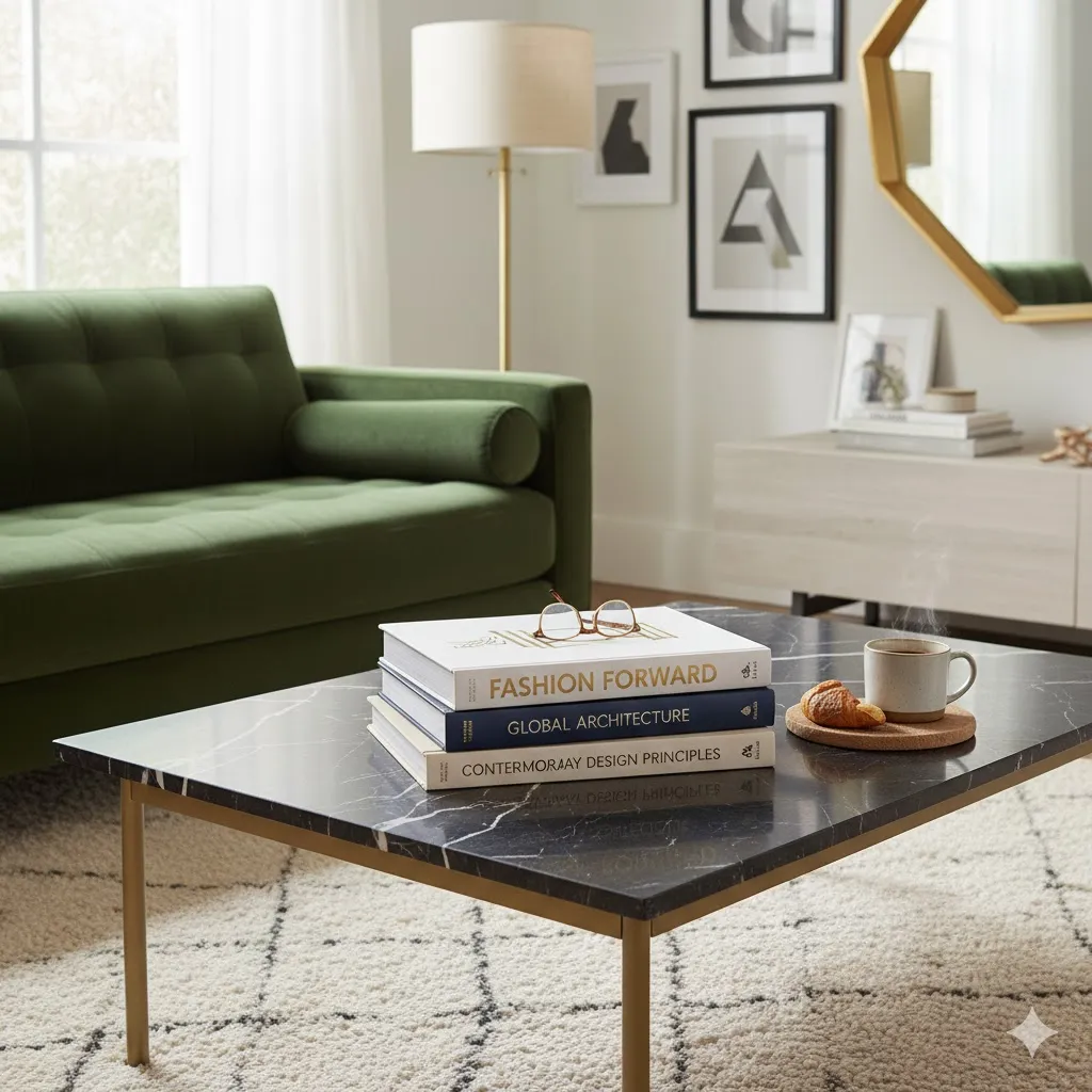 Decorate with Coffee Table Books