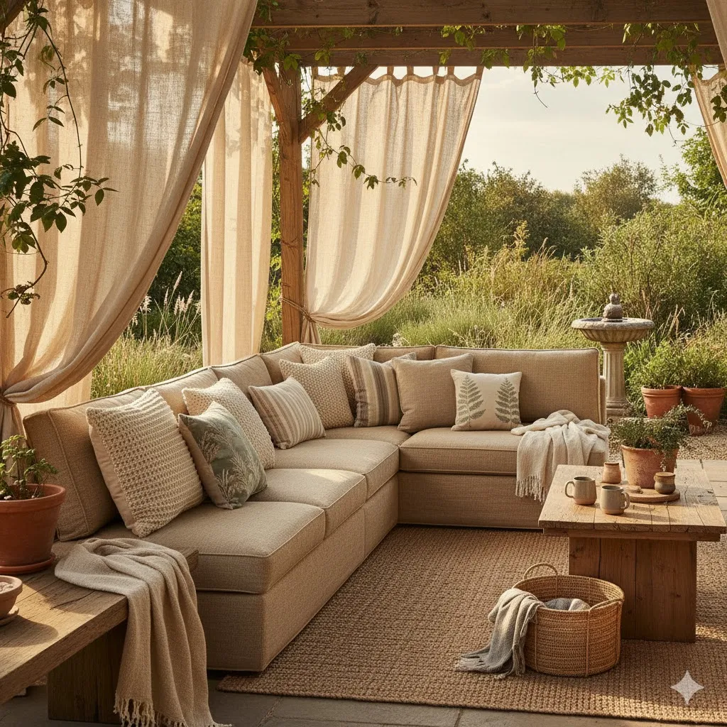 Decorate with Natural Fabrics