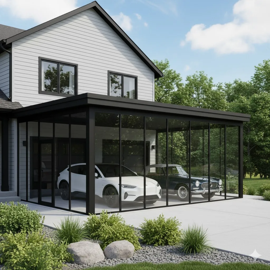 Enclosed Carport Extension