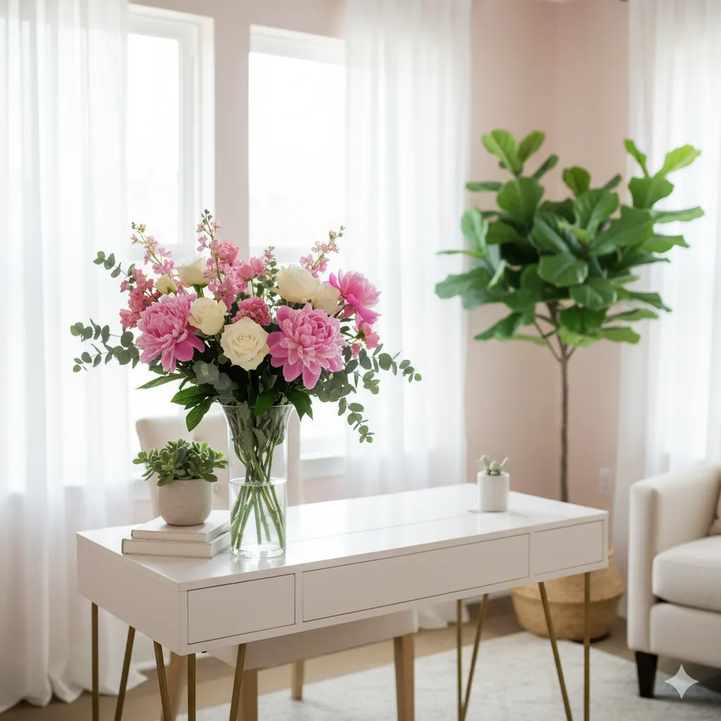 Fresh Flowers or Green Touches