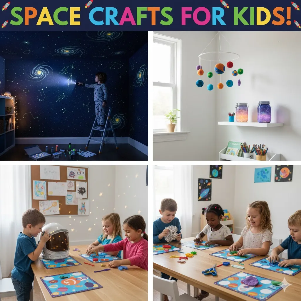 Fun & Educational DIY Activities for Space Crafts for Kids