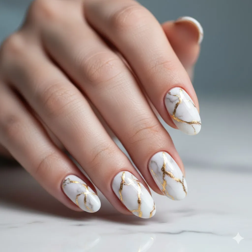 Gold Nails