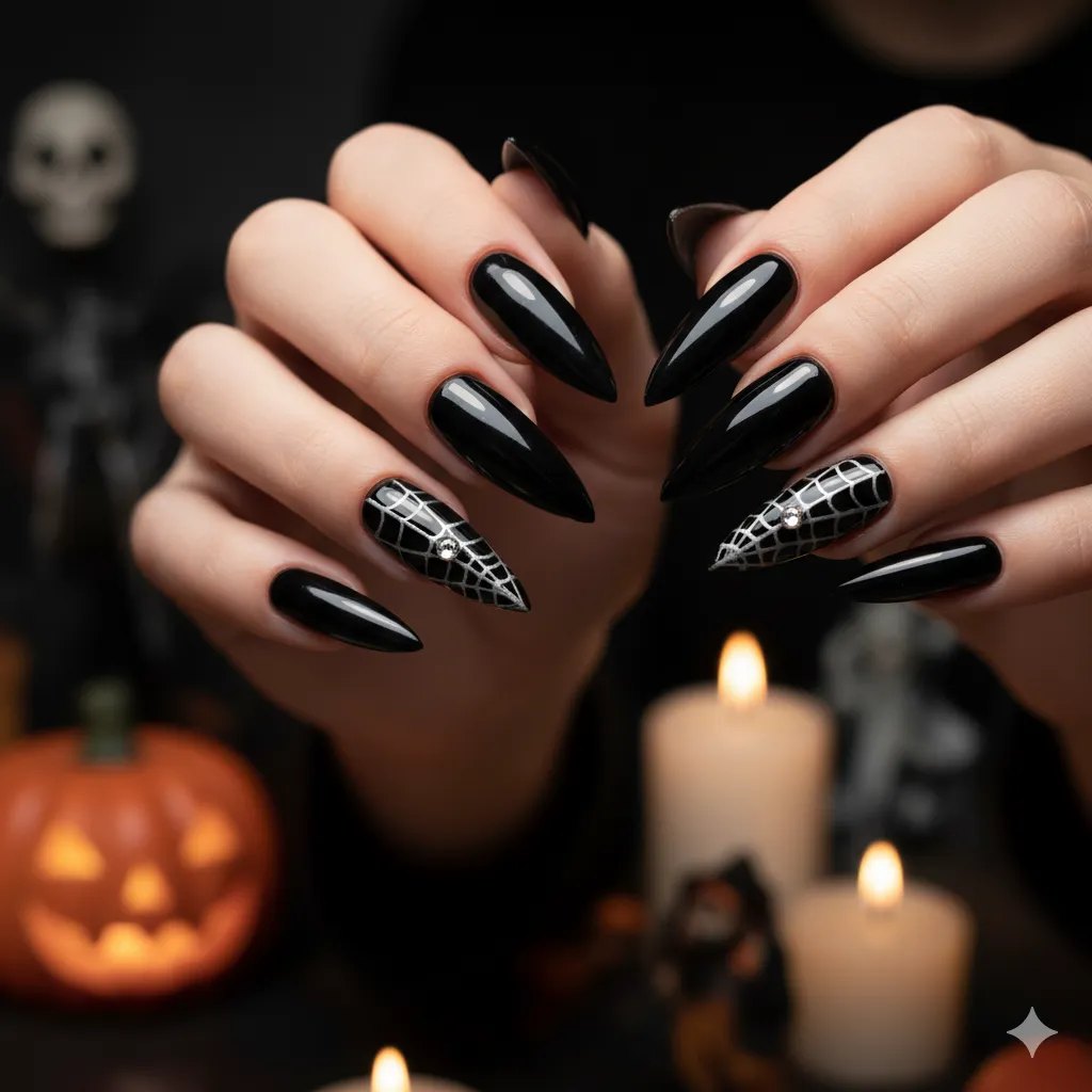 Chrome Manicure Nails