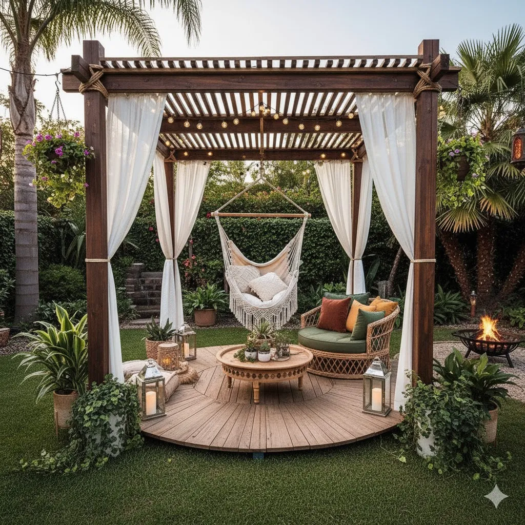 Hammock or Lounge Gazebo