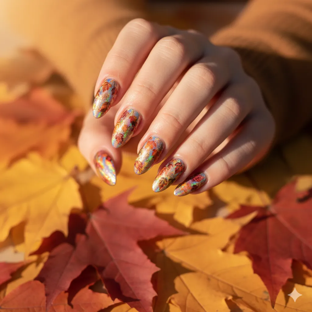 Chrome Manicure Nails