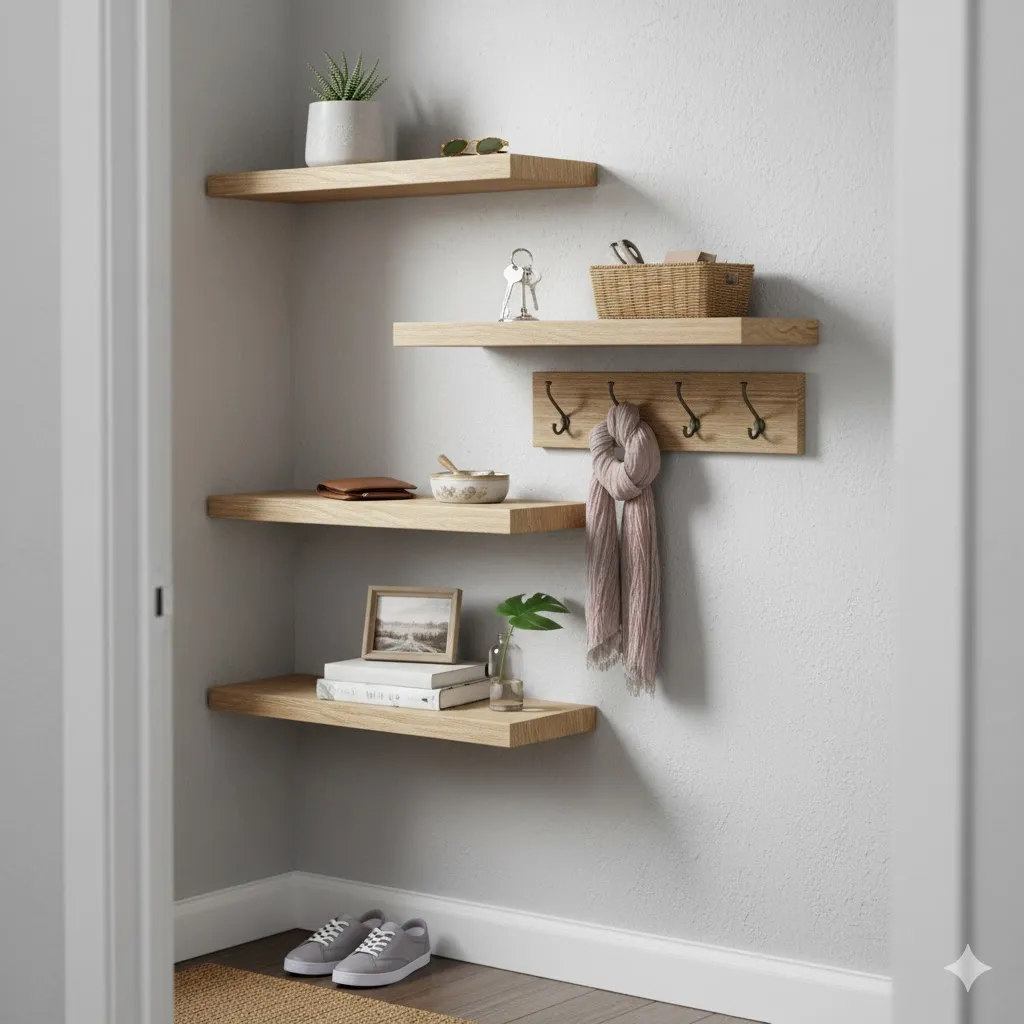 Install Floating Shelves