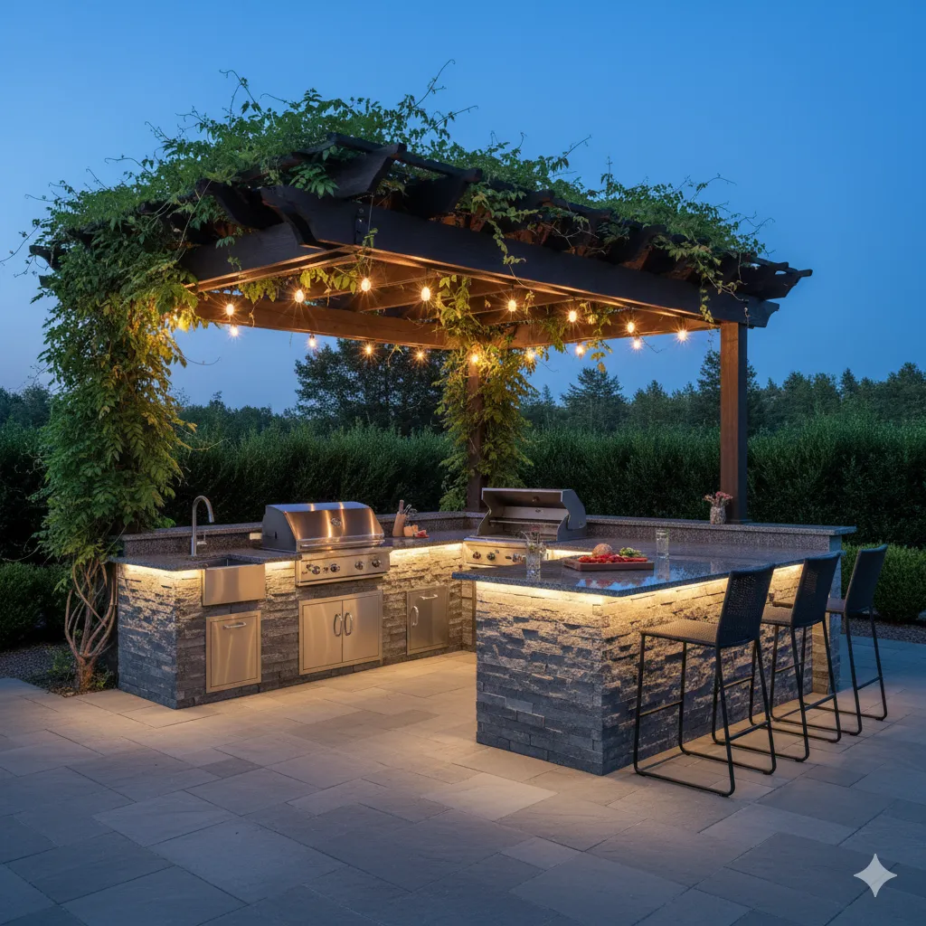 Kitchen Island Setup