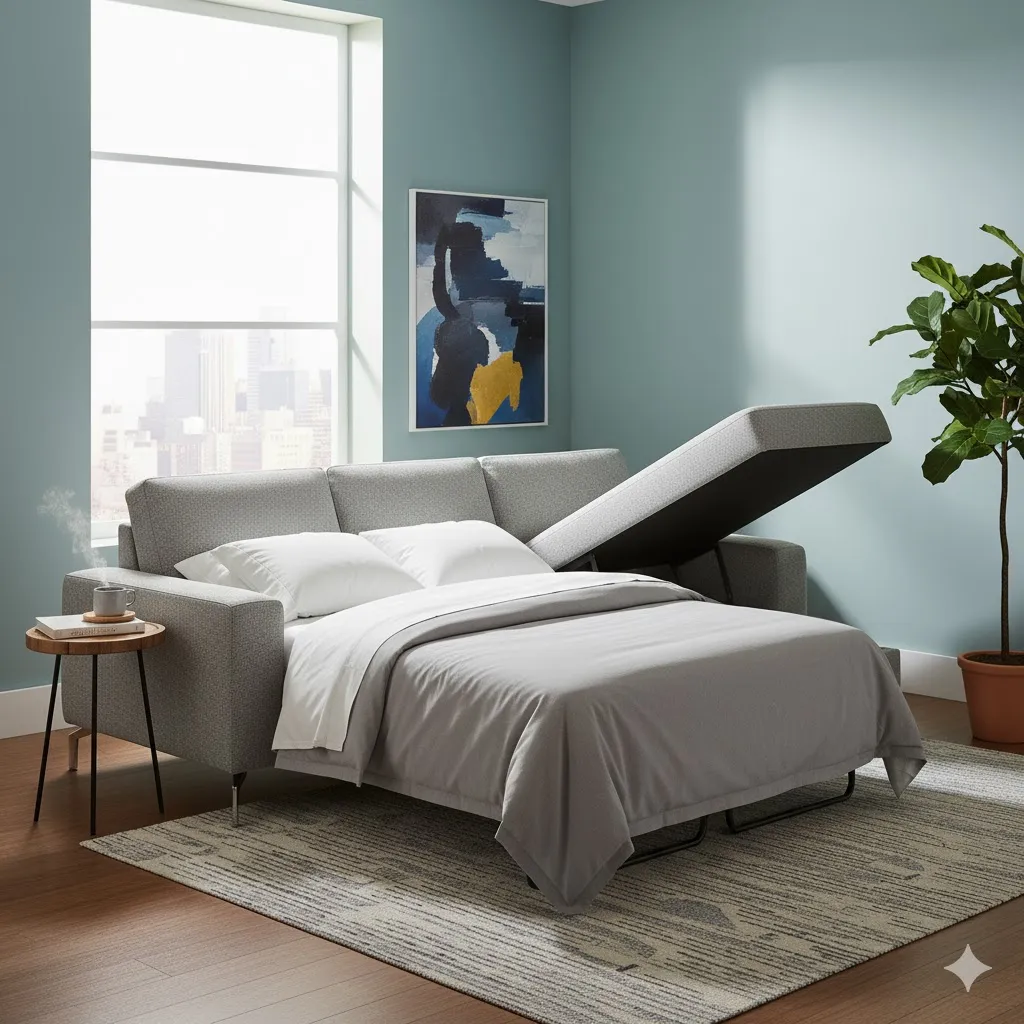  L-Shaped Sectional Sofa Bed