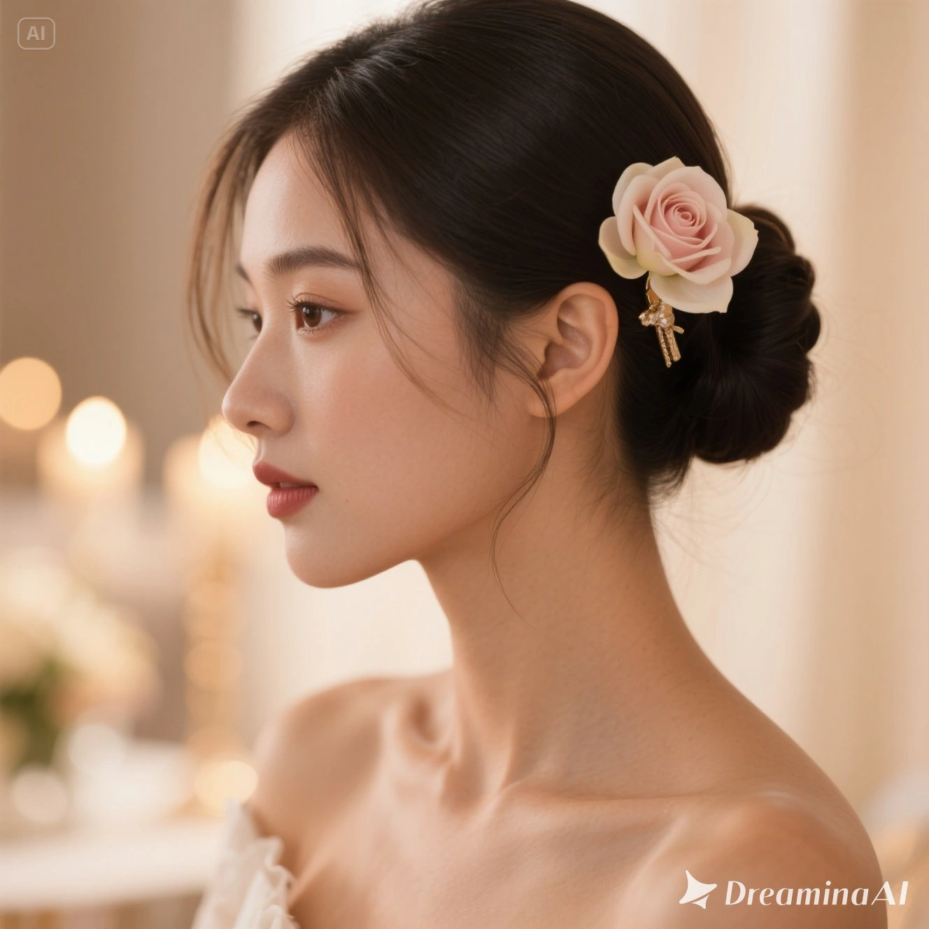 Hairstyles with Flower Headpieces