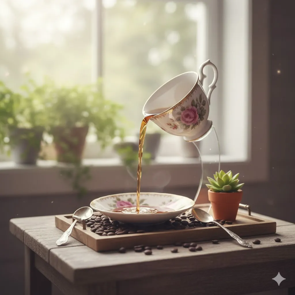 Make a Floating Teacup Art Piece