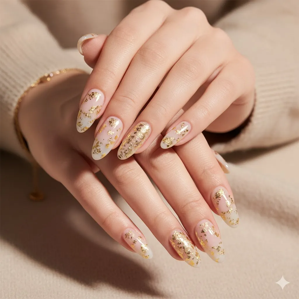 Milky Pearl Nails