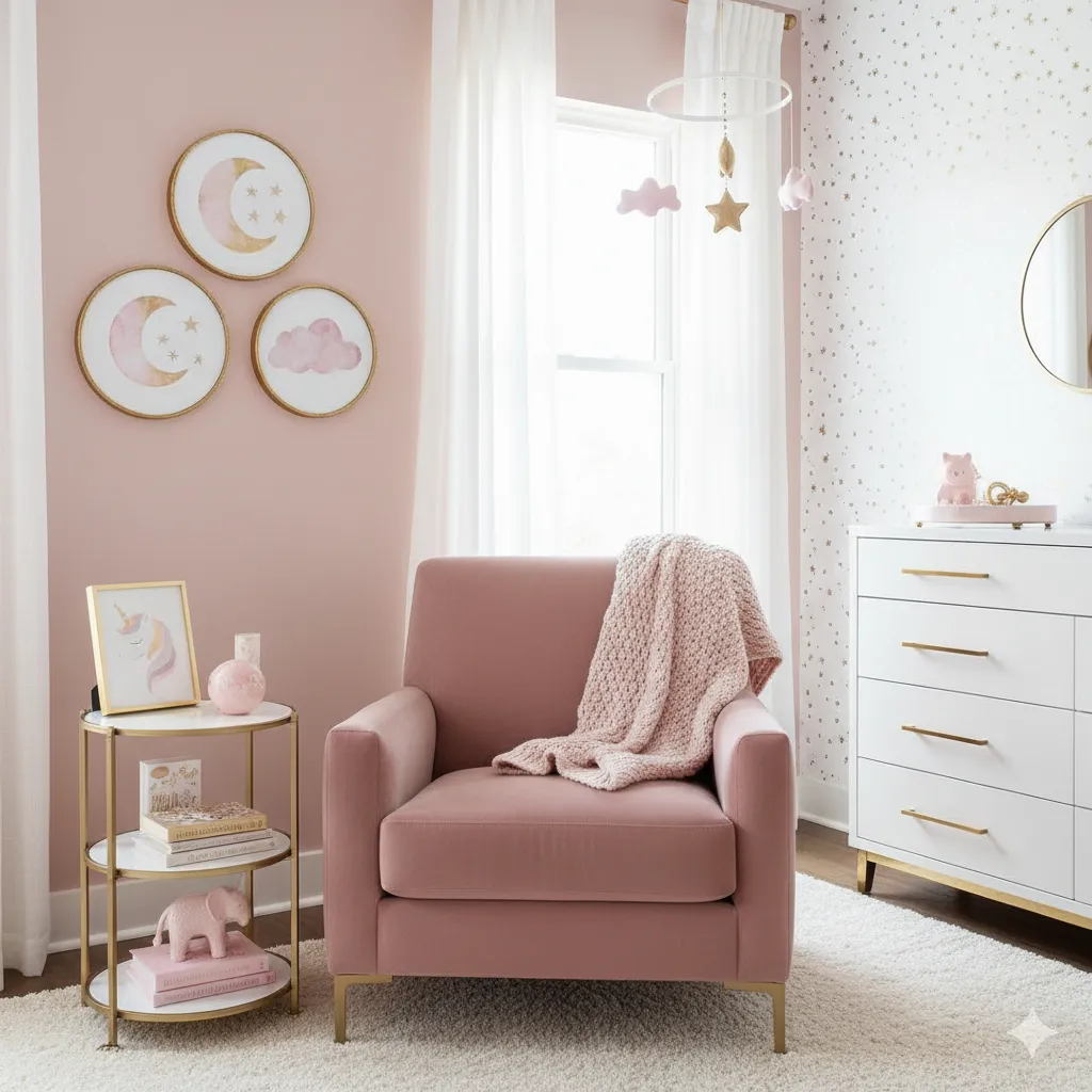 Mixing Pink with Gold