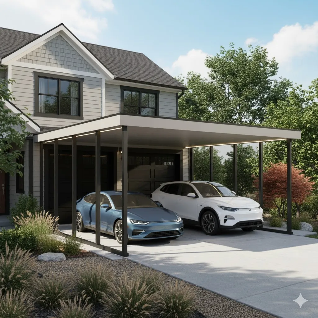 Modern Flat Roof Design