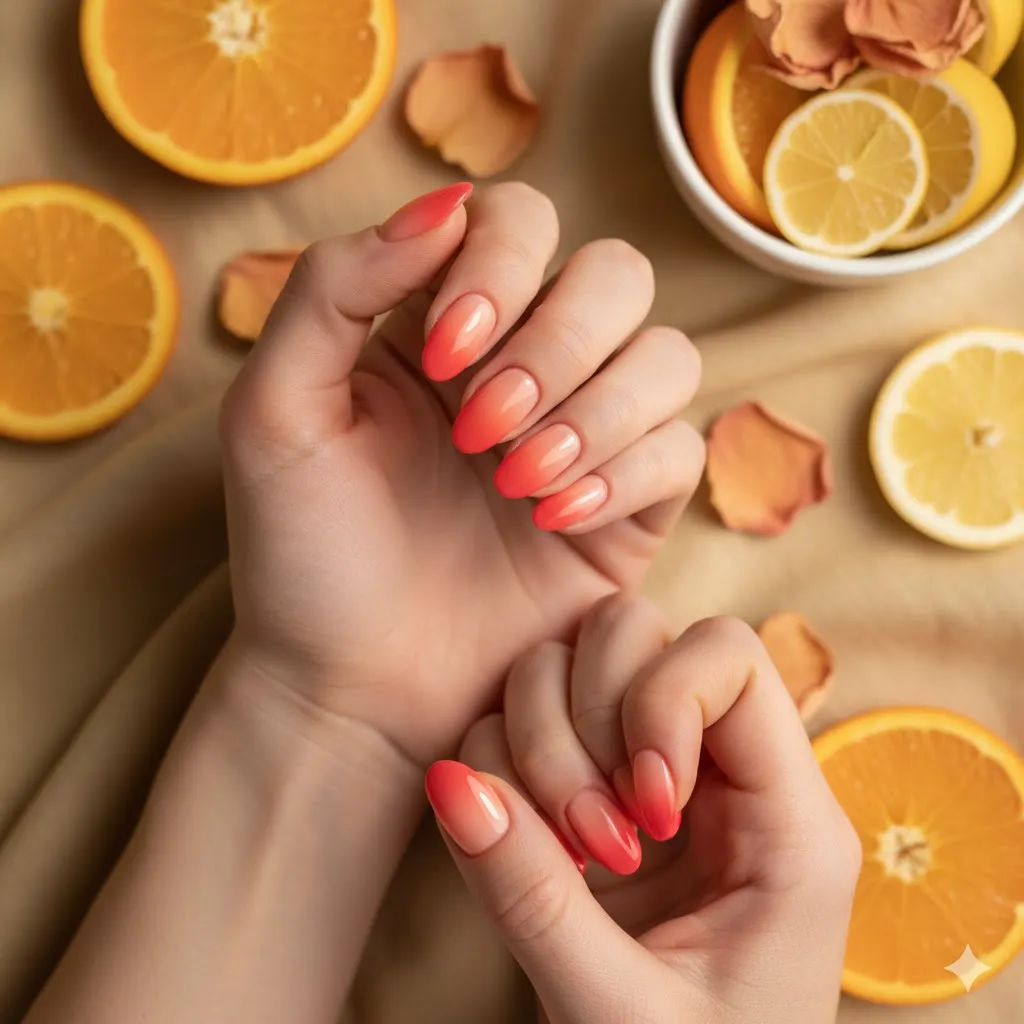 Colorful Gradient Nails