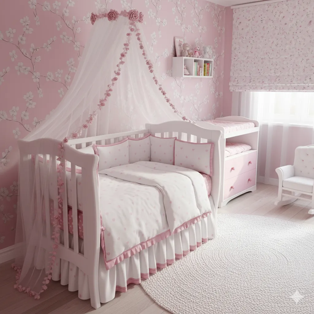 Pink Curtains or Blinds