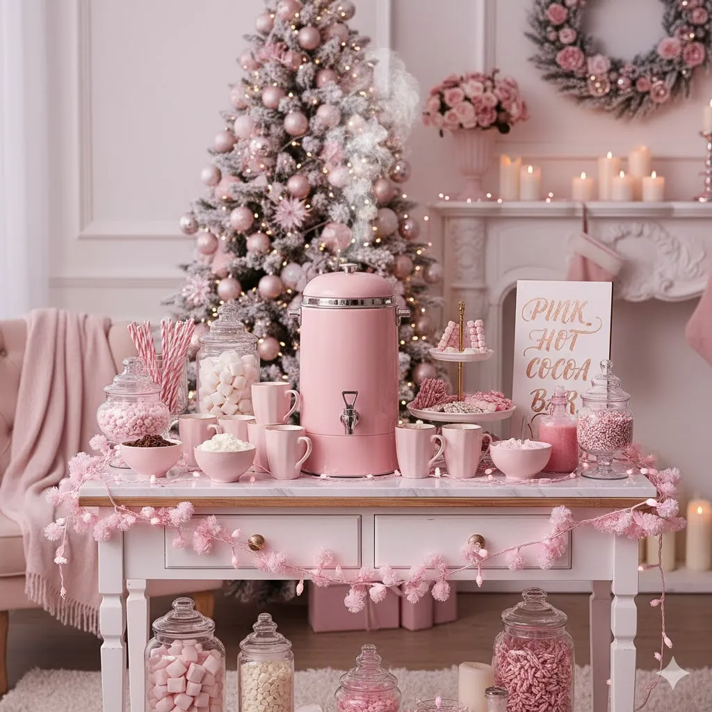 Pink Hot Cocoa Bar