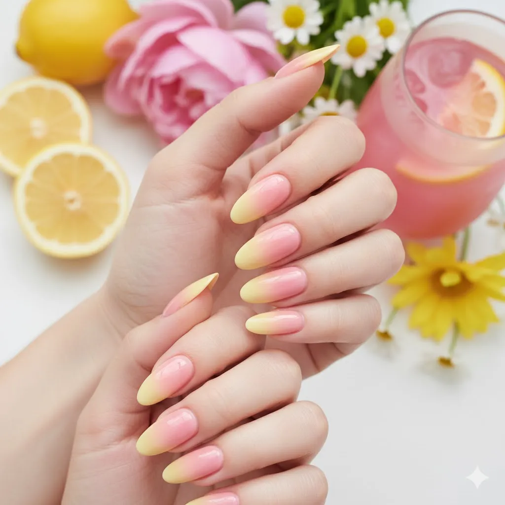 Colorful Gradient Nails