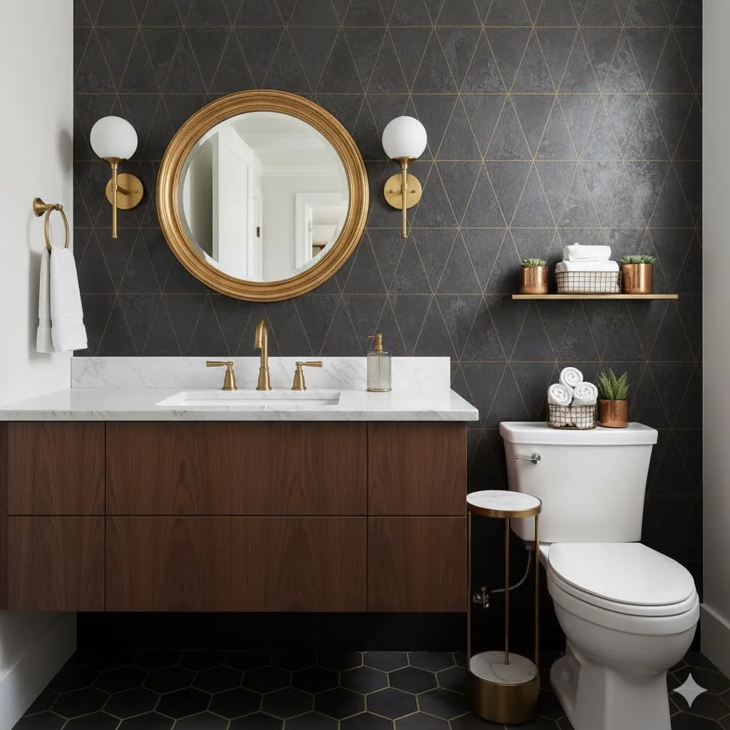 Play with Metallic Accents